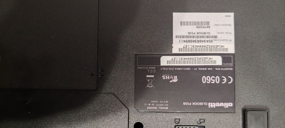 Laptop Olivetti Olibook P55B – stare foarte bună, aproape nou