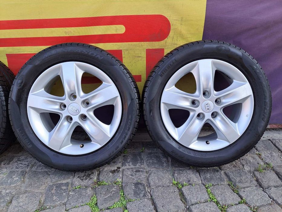 16" оригинални джанти за КИА, Хюндай 16 5 114.3 всесезонни гуми 205 55
