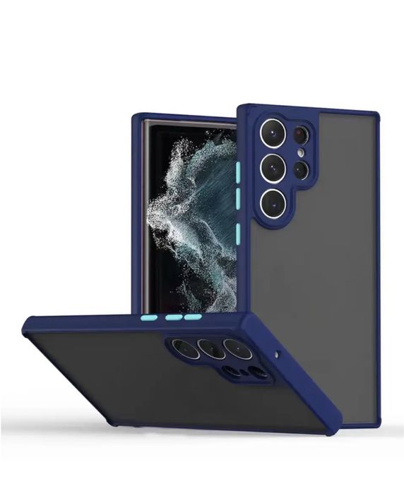 Husa Samsung S21/S22/S23/S24 PLUS Ultra Spate Plastic Margine Anti Soc