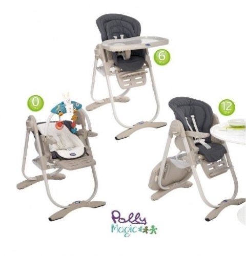 Стульчик для кормления Chicco POLLY MAGIC 3 в 1