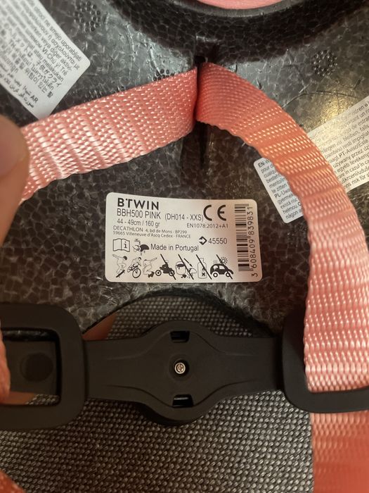 Каска за бебе 500, розова