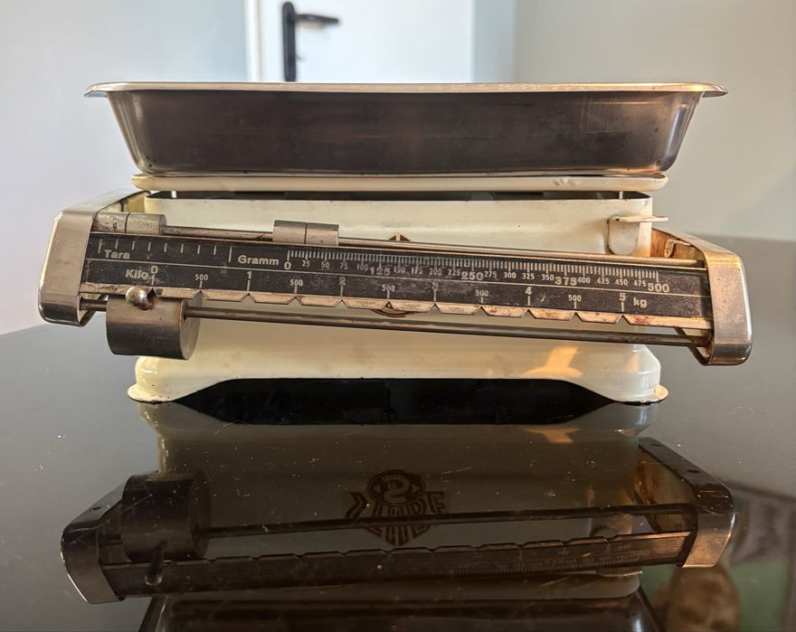 Винтидж немска механична кухненска везна Richard Stube Germany