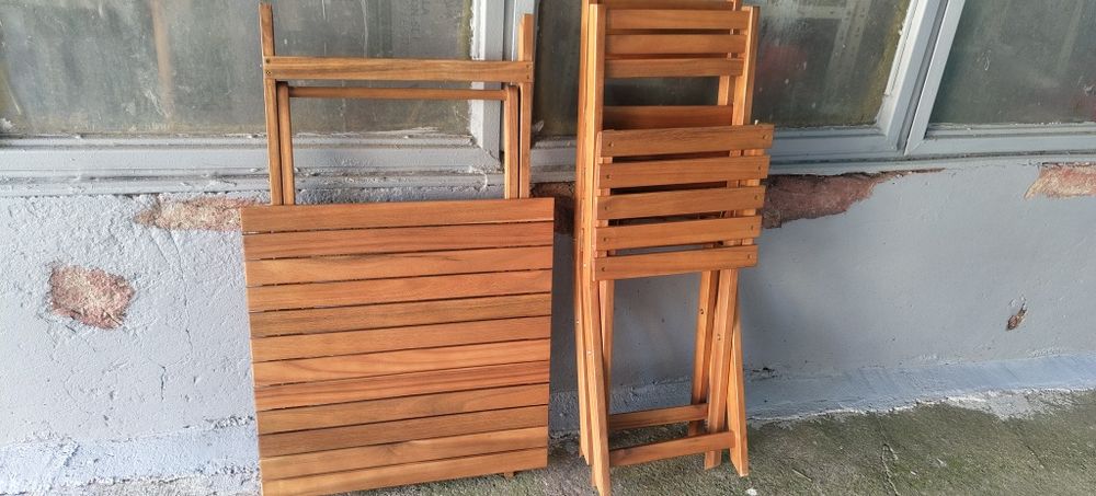 Сет за тераса маса +2 стола ТОП