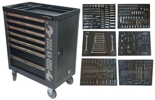 Шкаф количка с инструменти 7 чекмеджета KrafTWelle