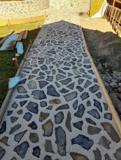 Piatră de munte pentru grădini și zone de parcare