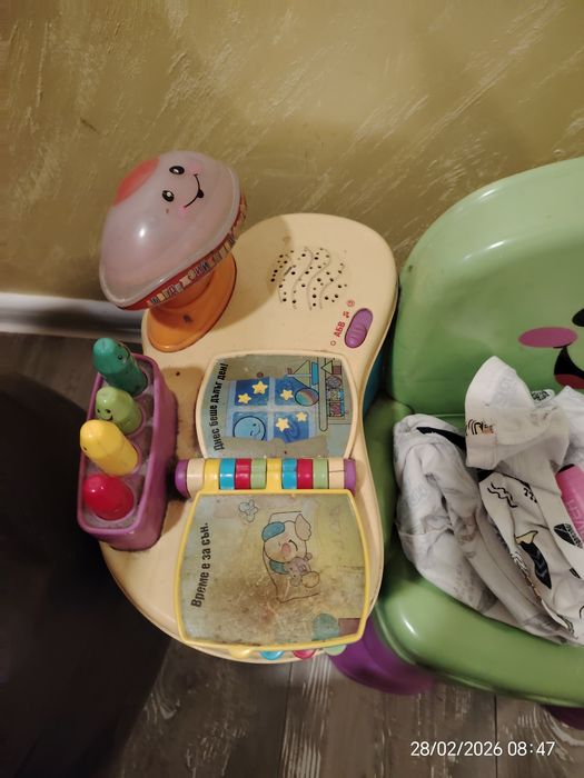 Музикално интерактивно столче фишър прайс