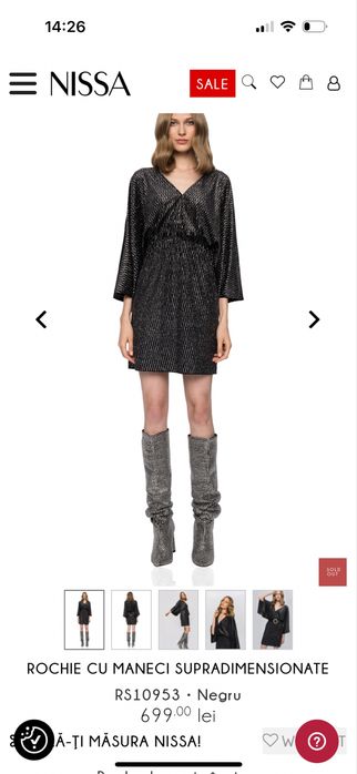 Rochie cu sclipici NISSA