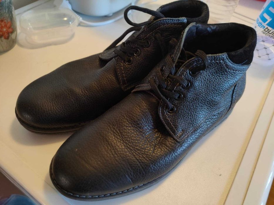 Мъжки кожени зимни боти 43