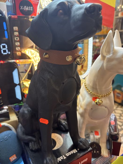 Boxa portabila wireless, cu bluetooth si microfon, tip doberman, 10W