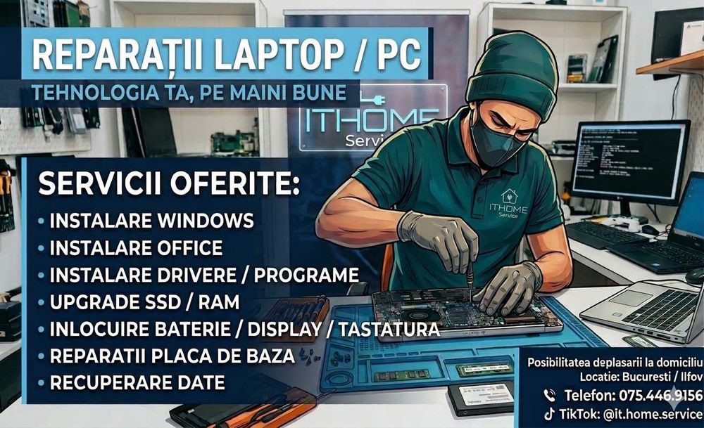 IT Home Service – Reparații cu deplasare la domiciliu