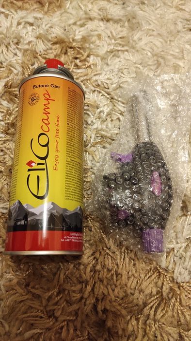 Преносима газова горелка със пезо кристал и сменяеми балони!