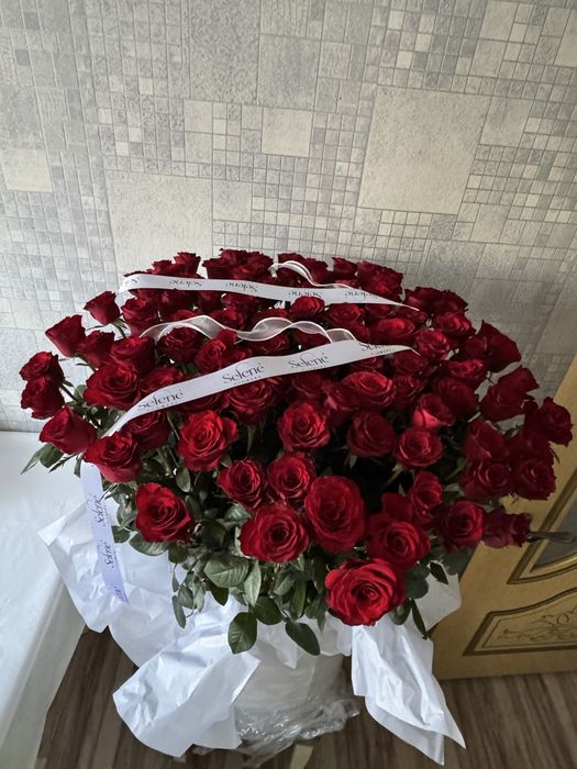 Кызыл роза Новый 101 штук