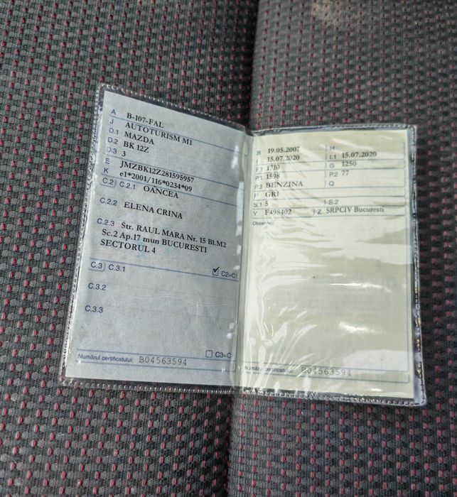 Mazda 3 1.6 Benzina și GPL