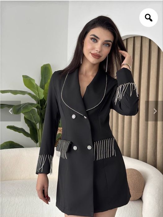 Рокля тип сако Shine