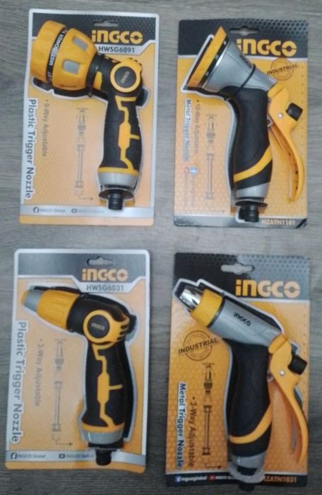 Пистолет, брызгалка на шланг для полива огорода газона и участка дома.