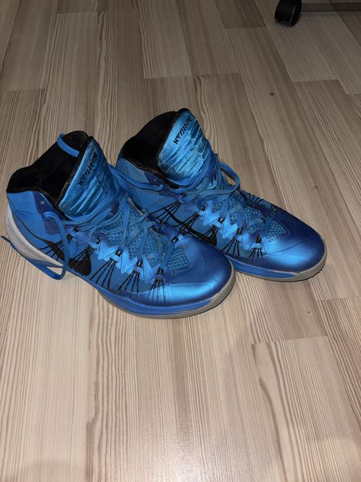 Nike Hyperdunk 2013 (Разцветка: Photo Blue / Черно / Сиво