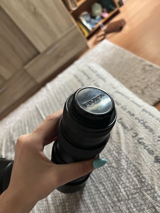 Obiectiv zoom manual Fujinon-Z 75–150mm f/4.5 EBC + husă originală + filtru UV Hoya HMC
