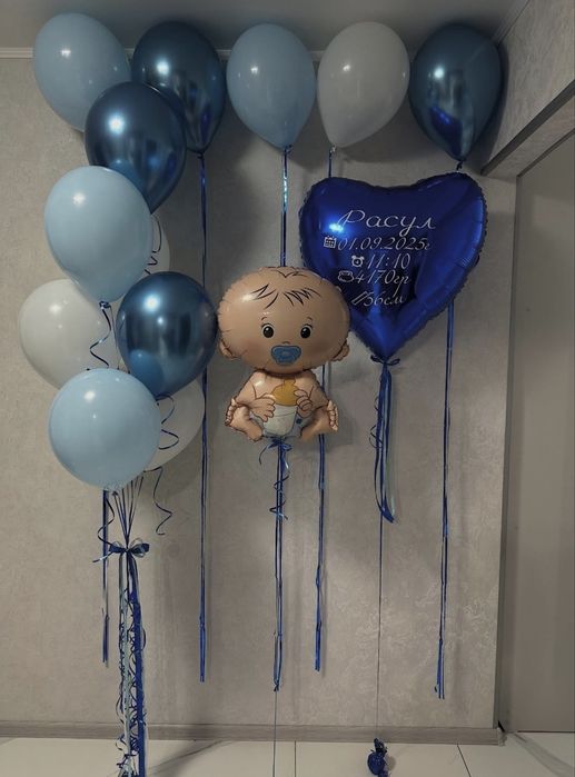 Шарики на выписку !гелиевые шарики
