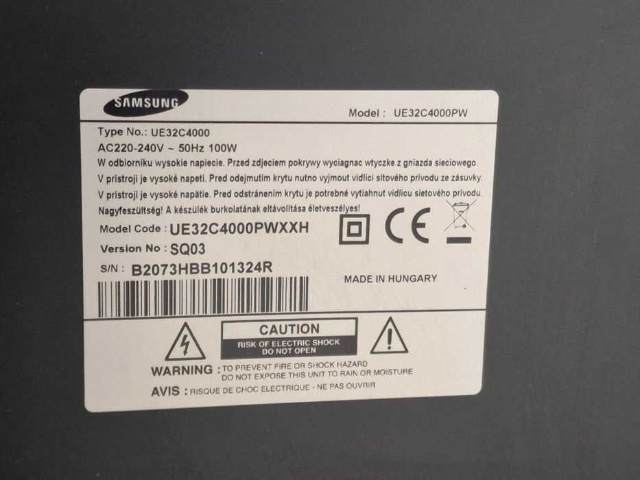 Телевизор Samsung 32" UE32C4000