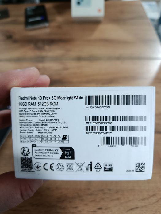 Xiaomi Redmi Note 13 pro+ 5g 16/512GB