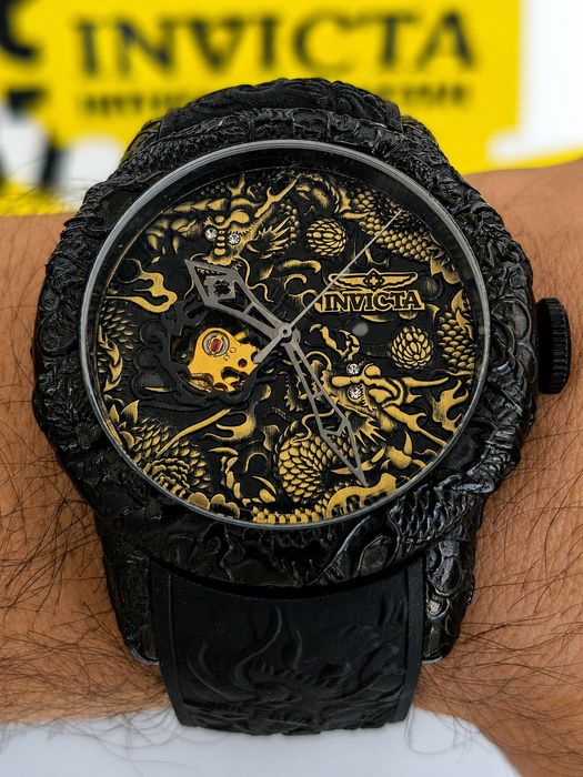 INVICTA Katana automatic Full Black 50 mm, Инвикта нов мъжки часовник