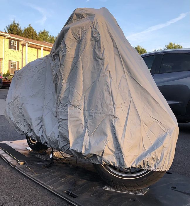 Здраво Ватирано Покривало За Мотор Мотоциклет Скутер брезент наметало