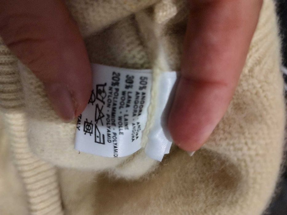Fustă fistic din lână și angora