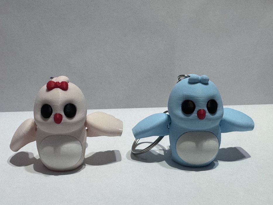 Ключодържател пиленце с движещи се крилца – подарък