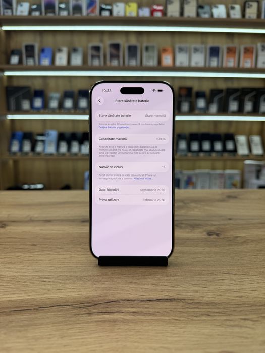 ‼️iPhone 17 Air Light Gold  256 Gb - Sanatate bat.100% - Garantie 12 luni