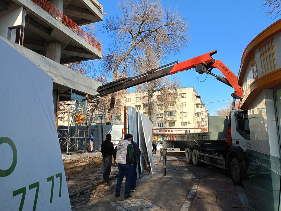 Услуга Кран Манипуляатор 12-Тонна стрела-22и 24/7
