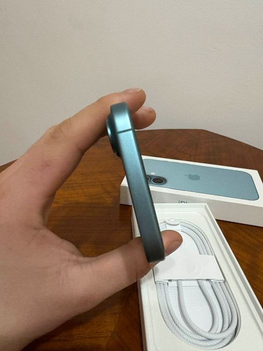 iphone 16 teal 128gb cu 100% bateria