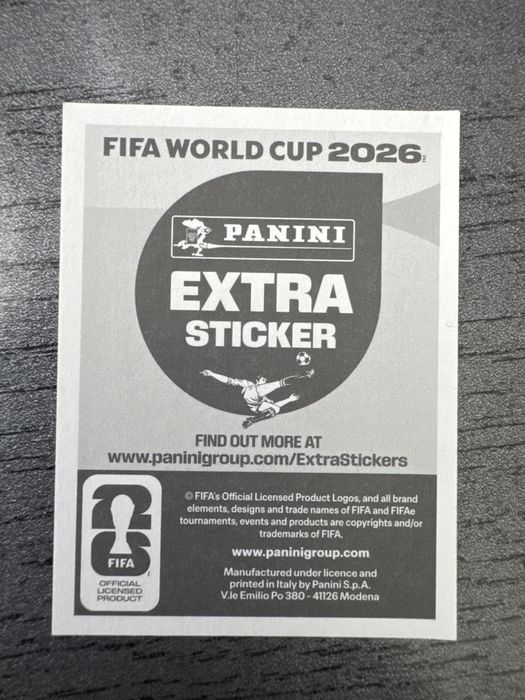 DE VÂNZARE – Kylian Mbappe Extra Sticker Silver Panini FIFA World Cup 2026