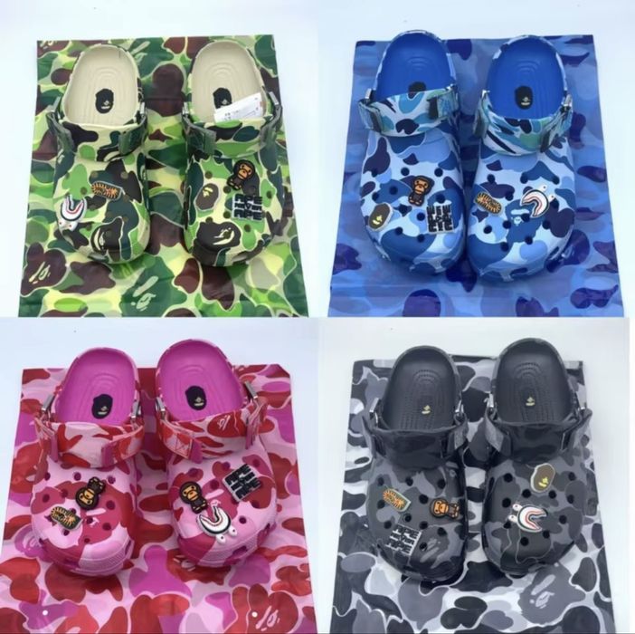 Crocs x bape model deosebit