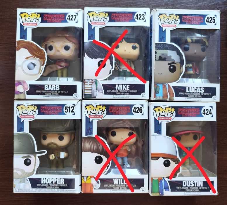 Продам Funko pop Stranger things