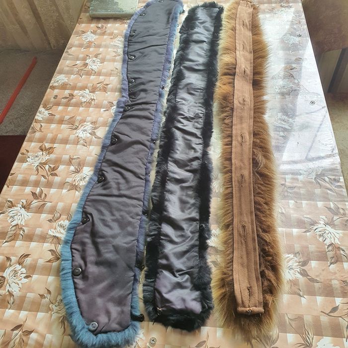Меховые  воротники  б/у, в хорошем. сост