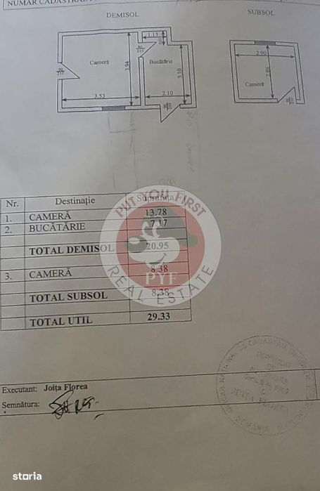 Hotel Minerva | 2 camere | 29mp | Semidecomandat | U3 | B12995