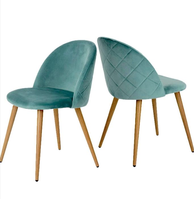 Комплект  2 стола - цвят тюркоаз