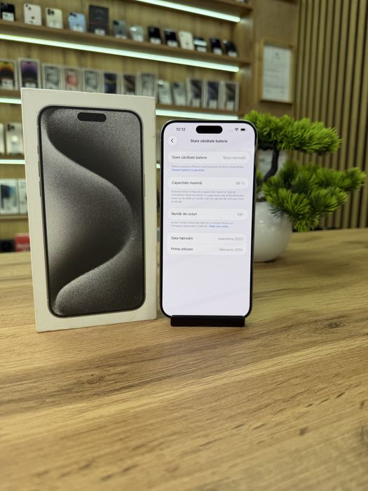 ‼️iPhone 15 Pro Max 512Gb White - Garantie 12 luni