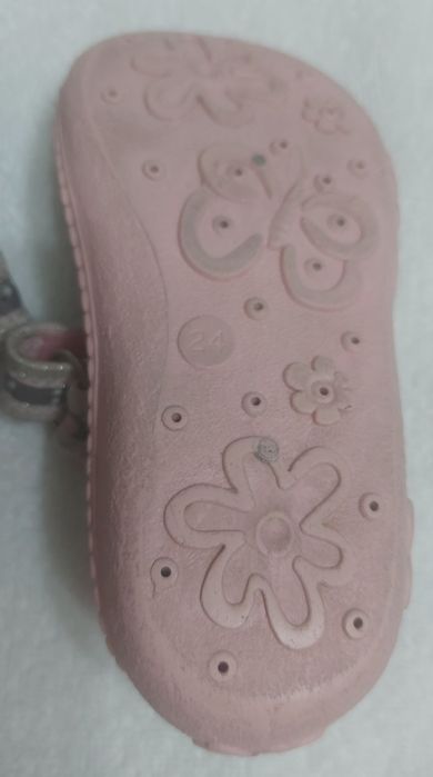 Детски светещи сандалки No 25, пантофки No 24,клинче за 6+