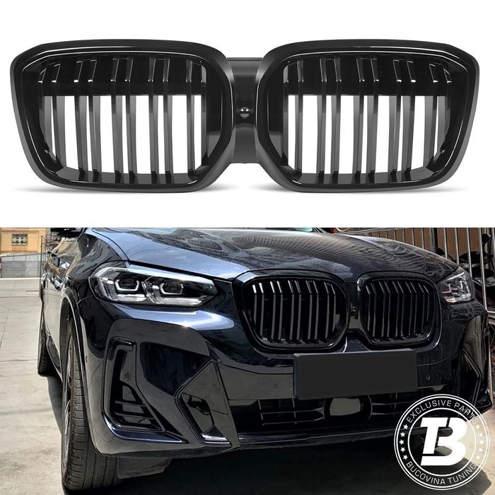 Grile Duble compatibile cu BMW iX3 G08 M Design