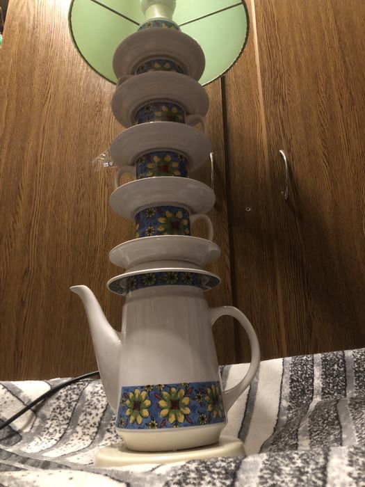 Veioza ceramica 90cm înălțime