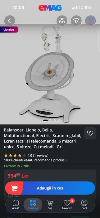 Balansoar Lionelo  Bella