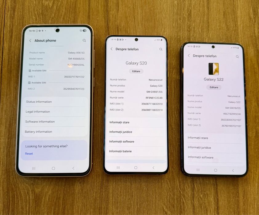 Samsung A56 5G 100%Bat-0 incarcari