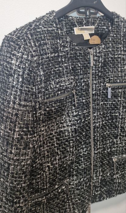 Jachetă Michael Kors tweed – mărime L (US 10)