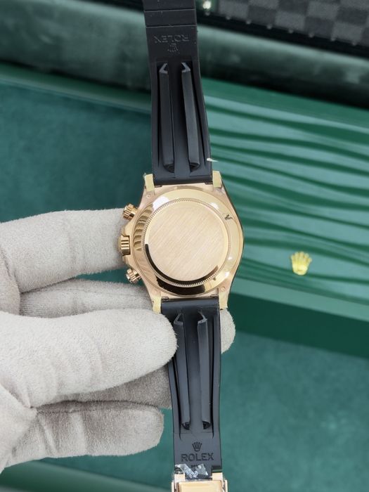Rolex Cosmograph Daytona 40mm Everose Gold – Black Diamond Dial, Oysterflex
