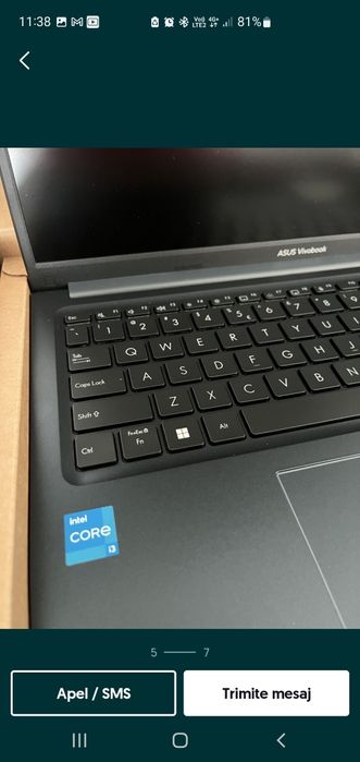 Laptop ASUS VivoBook X1504VA – ca nou, în cutie