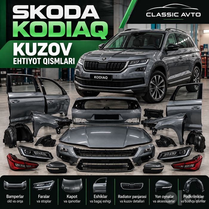 Skoda Kodiaq kuzov ehtiyot qismlari