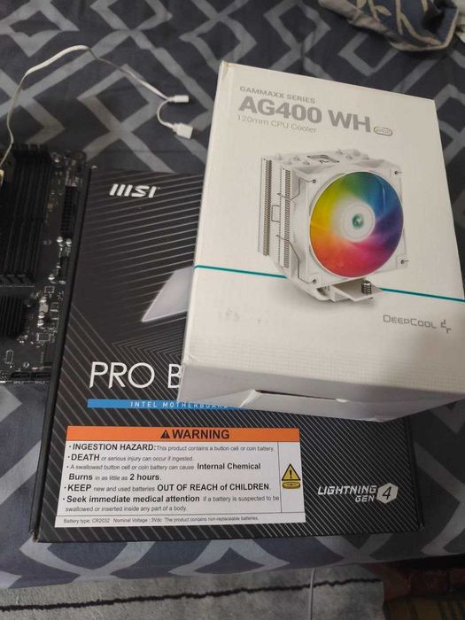 Игровой комплект i5 12400f / MSI B760M-P DDR5 / AG400 ARGB