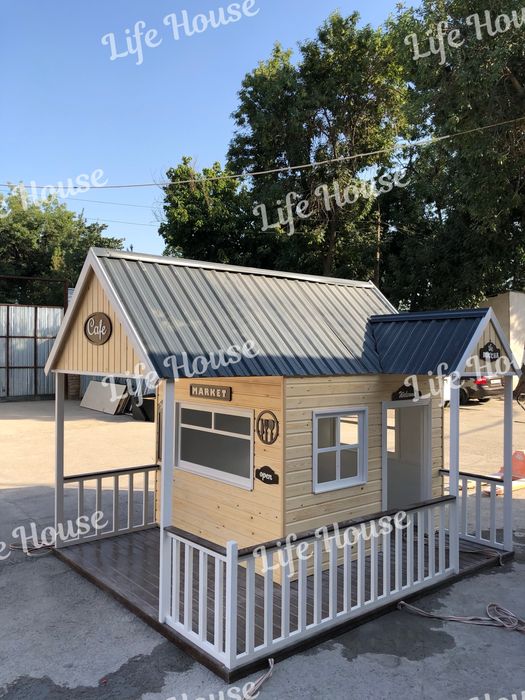 Детский садовый домик для площадки игровой