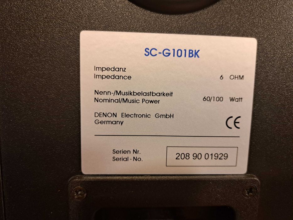 Boxe raft Denon SC-G101 , 60 wati